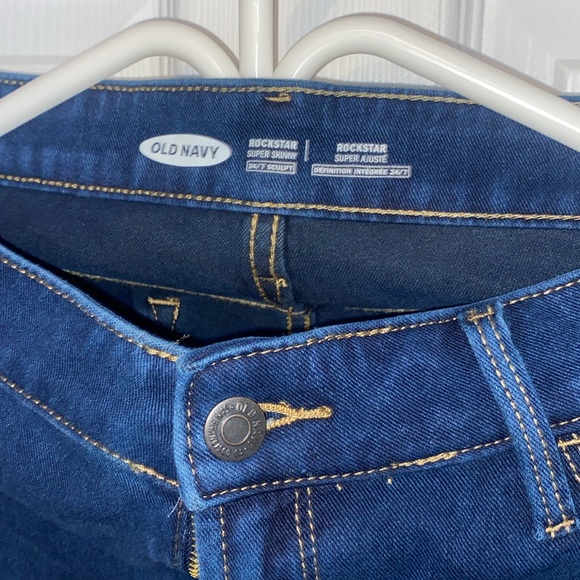 NWT Old Navy skinny rockstar denim size 10 tall - Picture 3 of 6
